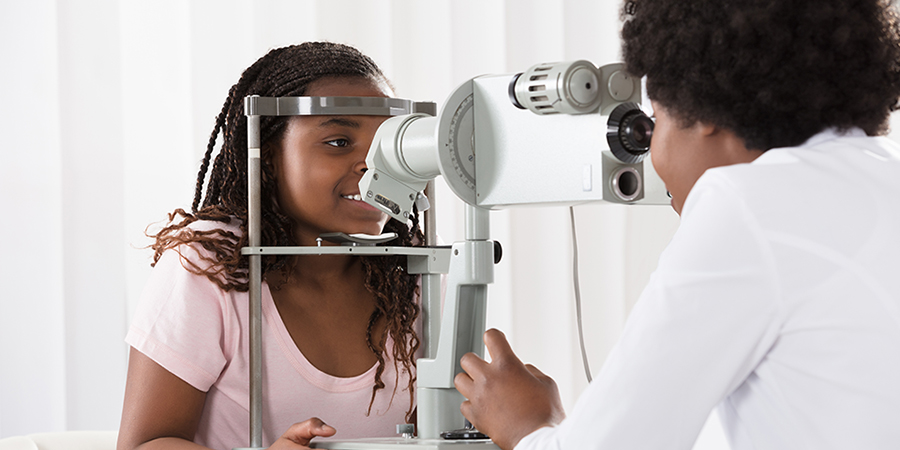 Optometry eye exam