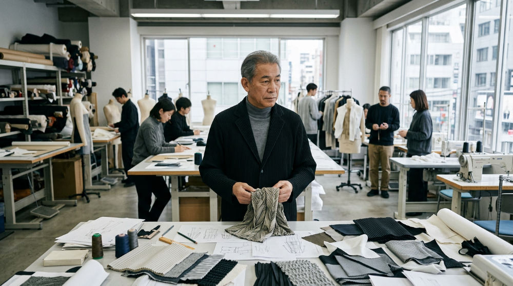 issey miyake designer in practice