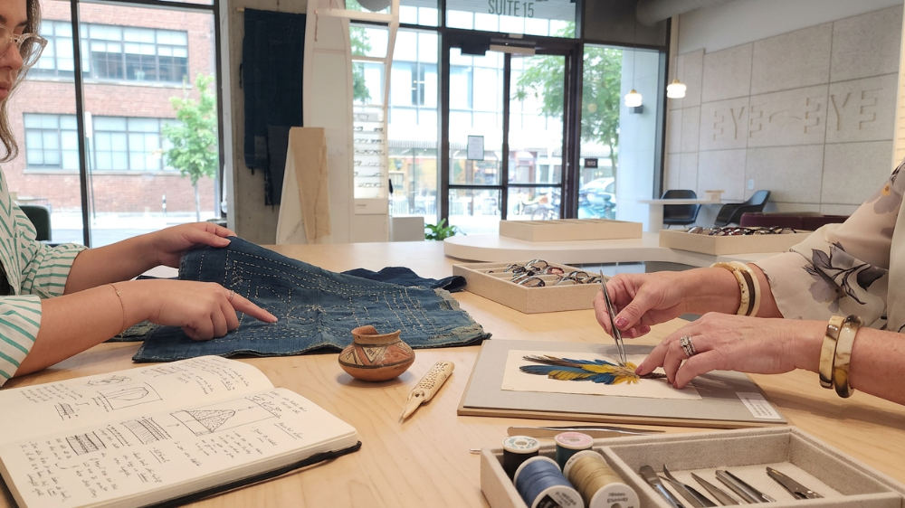 Sean Brown archival design process and cultural artifacts.